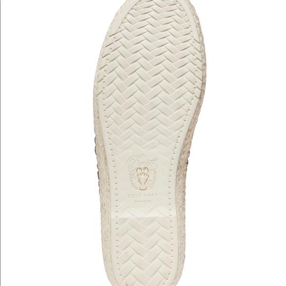 COLE HAAN CloudFeel Stitchlite Leopard-Print Leather Espadrilles. - Picture 4 of 6